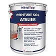 METALTOP - Peinture Sol Atelier -  Jaune narcisse - RAL 1007 - Pot 1L - vignette