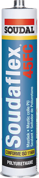 SOUDAL - Mastic-colle Soudaflex 45FC marron 300ml - SOUDAL - 120667 - large