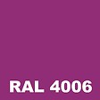 METALTOP - Peinture Fer Forge -  Pourpre signalisation - RAL 4006 - Bombe 400mL - vignette