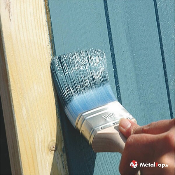 METALTOP - Peinture Bardage Bois -  Bleu noir - RAL 5004 - Bombe 400mL - large