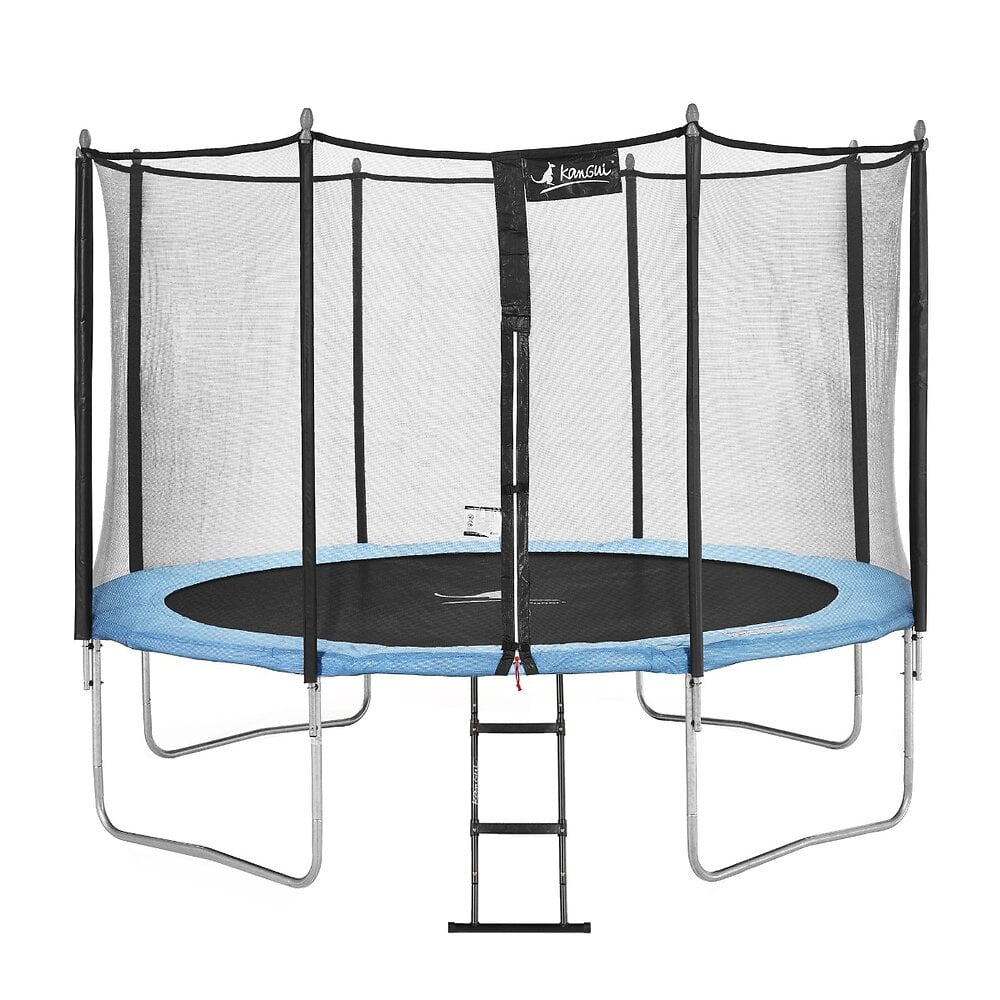 Trampoline+de+jardin+426+cm+++filet+de+securite+++echelle+/+Normes+CE/EU