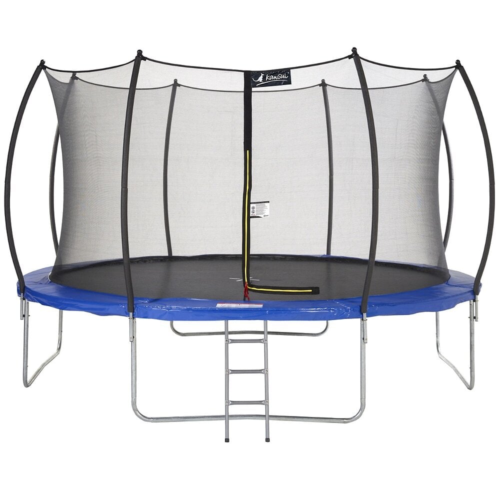 Trampoline+rond+Ø430cm+avec+filet+de+securite+et+echelle+-+FPR+430