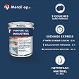 METALTOP - Peinture Sol Industriel -  Ivoire clair - Ton pierre - RAL 1015 - Pot 1L - vignette