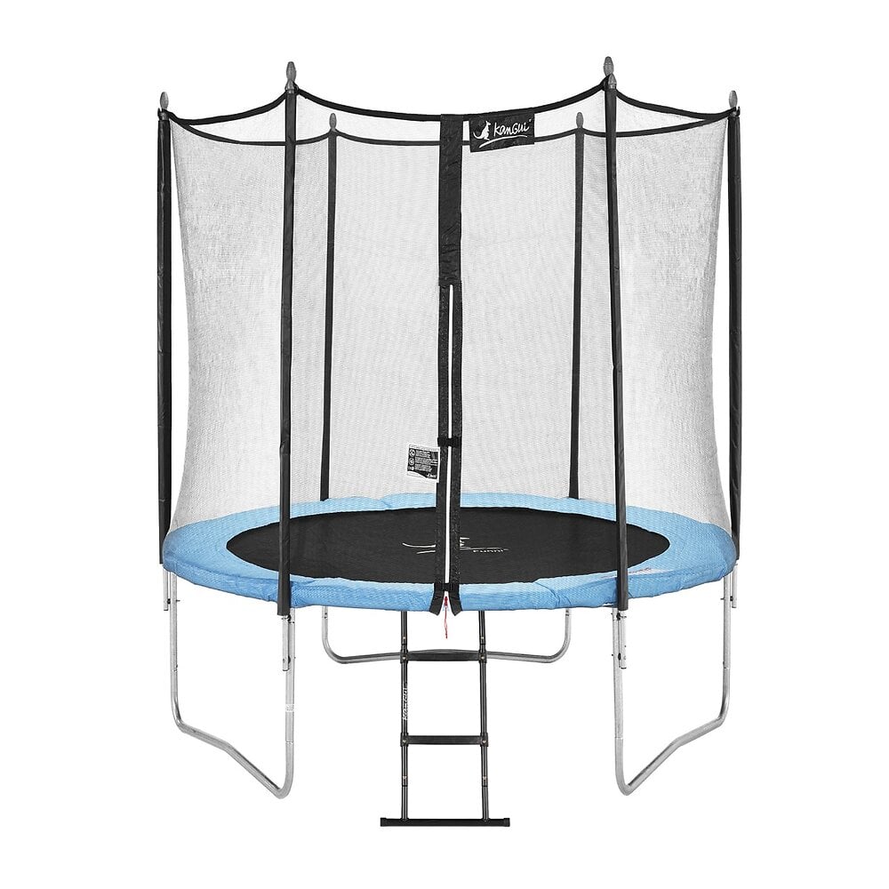 Trampoline+de+jardin+250+cm+++filet+de+securite+++echelle+/+Normes+CE/EU