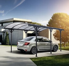 CHALET & J Carport Couv'voiture - Aluminium - 35 - 15.34m2