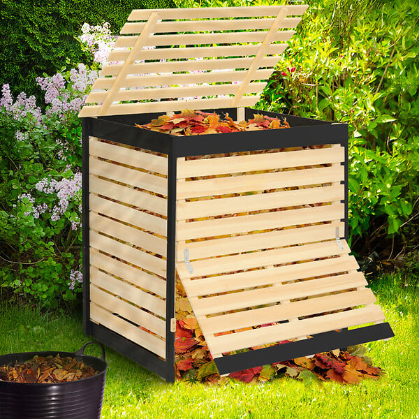 Maison Exclusive - Bac à Compost 300 L Noir | Leroy Merlin