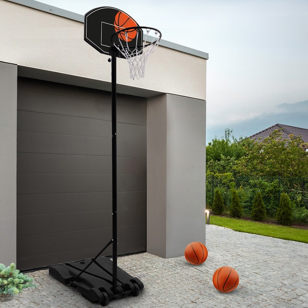 Panier+de+basket+sur+pied+hauteur+reglable+240+à+305+cm
