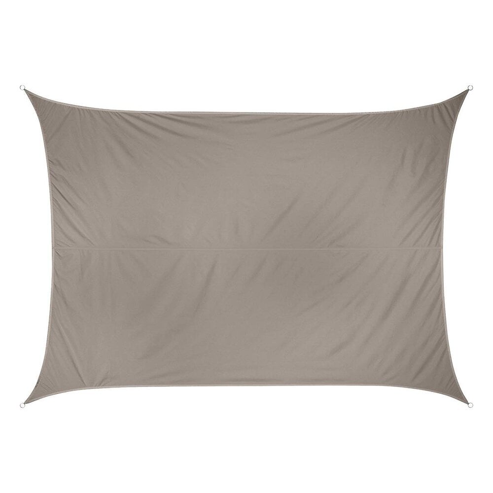 HESPERIDE Voile d'ombrage rectangulaire - 300 x 400 cm - Polyester - Taupe