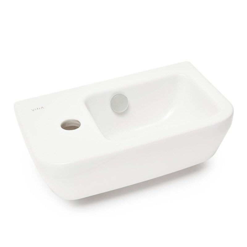 Vitra+Integra+Lave-mains+37x22+cm,+trou+pour+robinet+à+gauche,+blanc+(7090-003-0028)