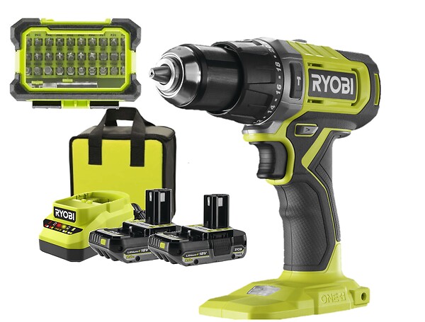 Perceuse à Percussion - Ryobi - r18pd5 - Autoapriete de 13 mm - Sans