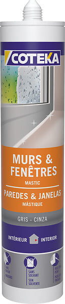 Mastic Acrylique Everbuild Pour Joints De Fenêtres Et Portes Extérieures - 290ml Couleur Marron Ou Blanc