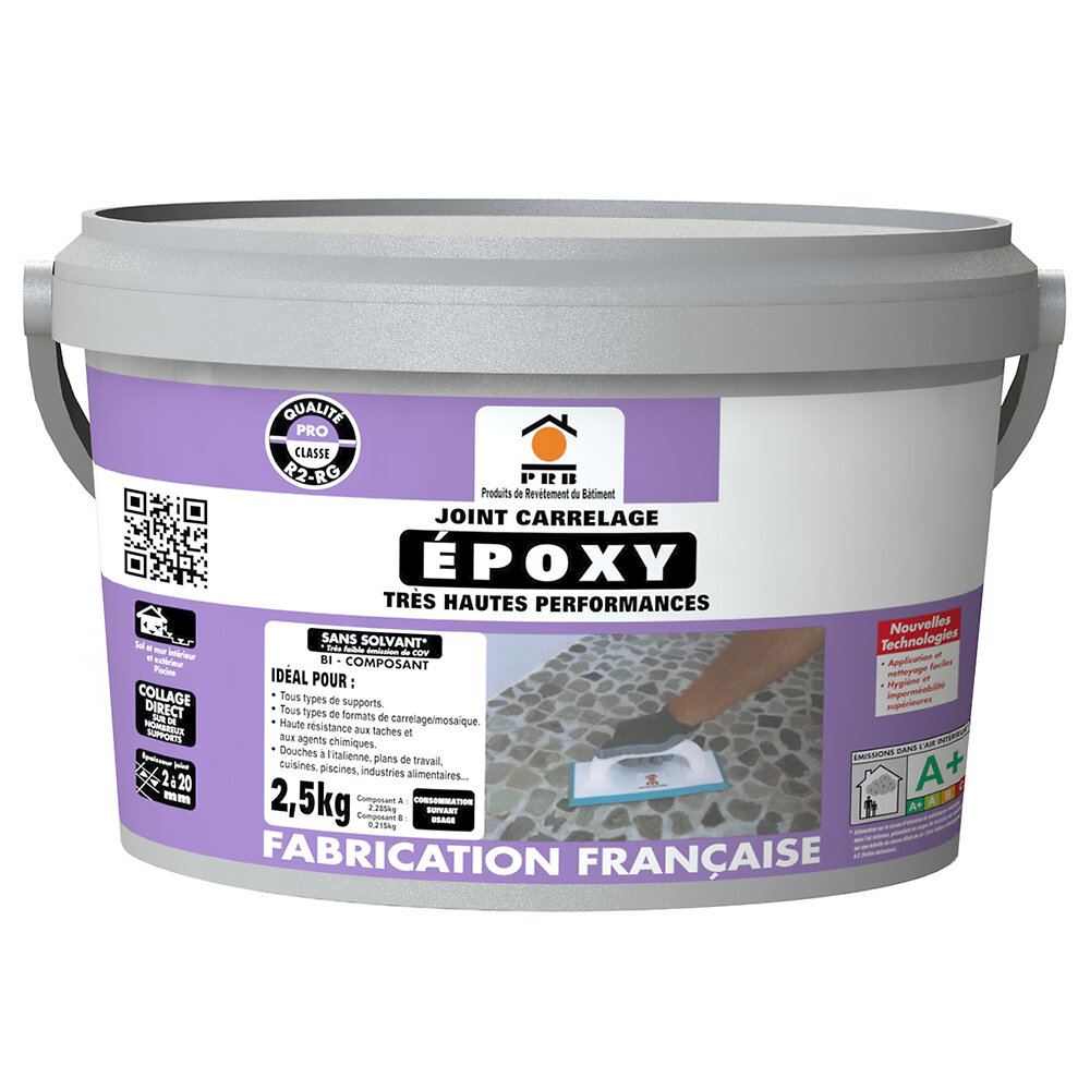 Joint carrelage epoxy HP blanc 2.5kg