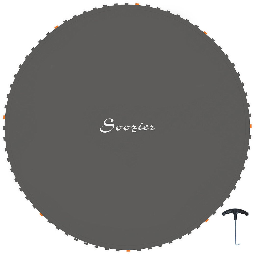 Tapis+de+rechange+trampoline+Ø+4,3+m+ressorts+14+cm+outil+80+crochets+en+V+inclus