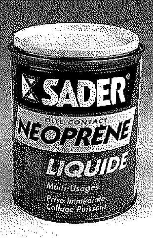 Colle liquide contact néoprène SADER - Prise immédiate - 125ml