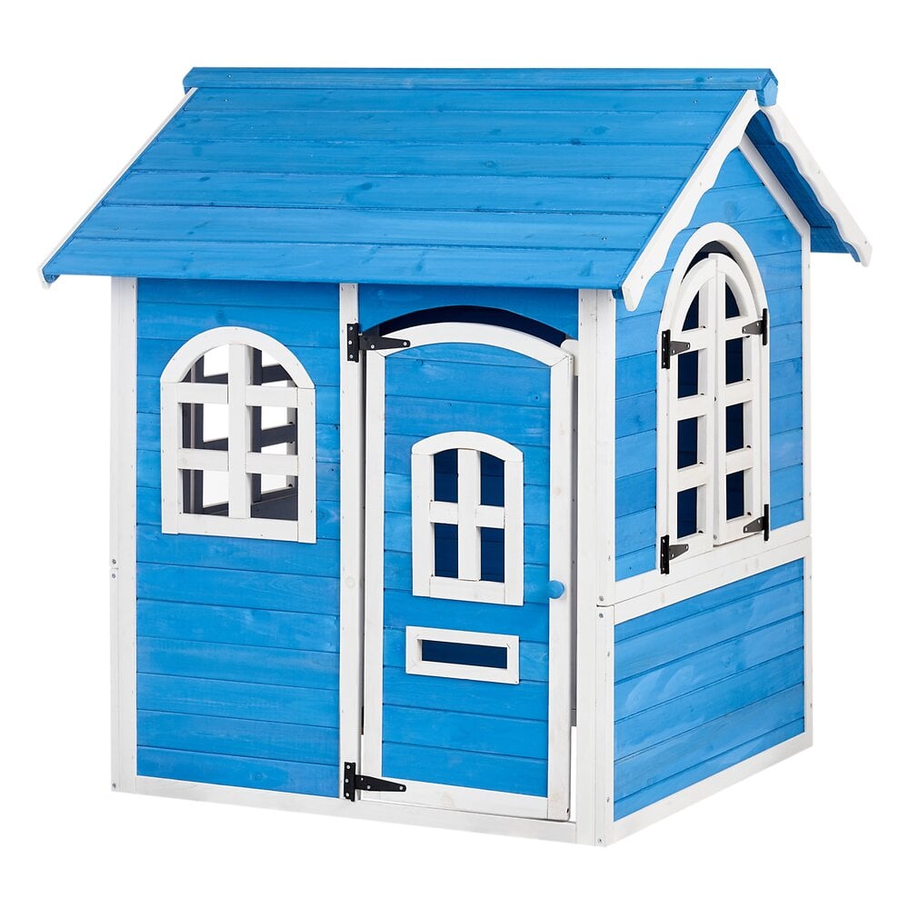 Cabane+de+jardin+pour+enfants+KOKKONI+Bois+de+sapin+Bleu