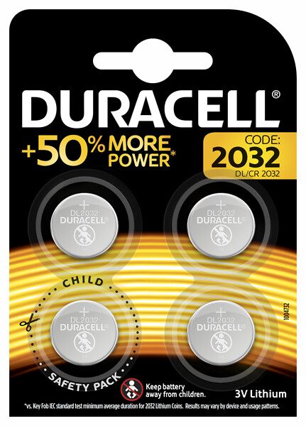 Piles spéciales 2032 Duracell - x2