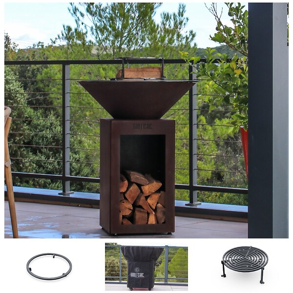 Pack Printemps Brasero Plancha Barbecue Auvergnat Corten Simple Cuve ...