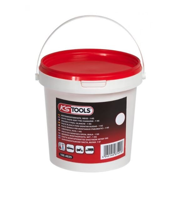 Seau+de+graisse+à+pneus+blanche+KS+TOOLS+1+kg+-+100.4025