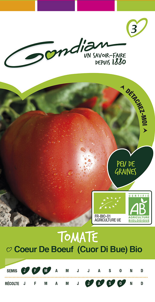 GONDIAN - Tomate Coeur de Boeuf BIO - large