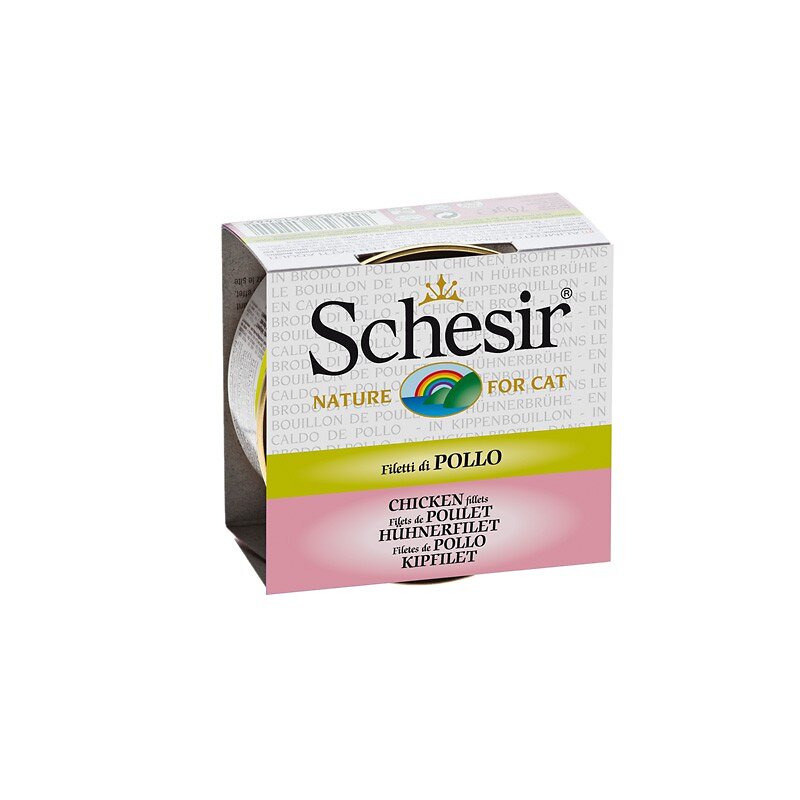 Bte Bouillon filet de poulet pour chat SCHESIR
