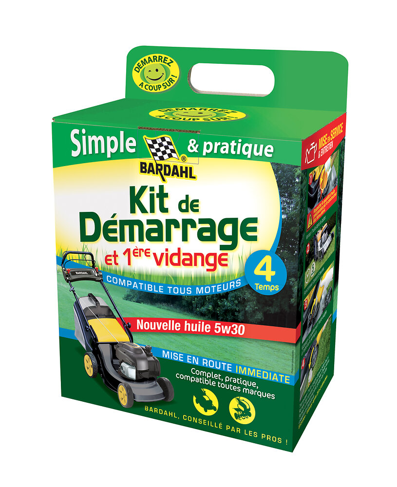Kit de démarrage tondeuse 4 temps 1ère vidange Bricorama