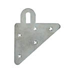 COTEKA - Attache triangulaire acier zingué 77.5x71x96 - 2 pièces - large