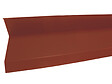 ONDOMETAL - Rive contre mur acier galva 1045 210cm rouge - vignette