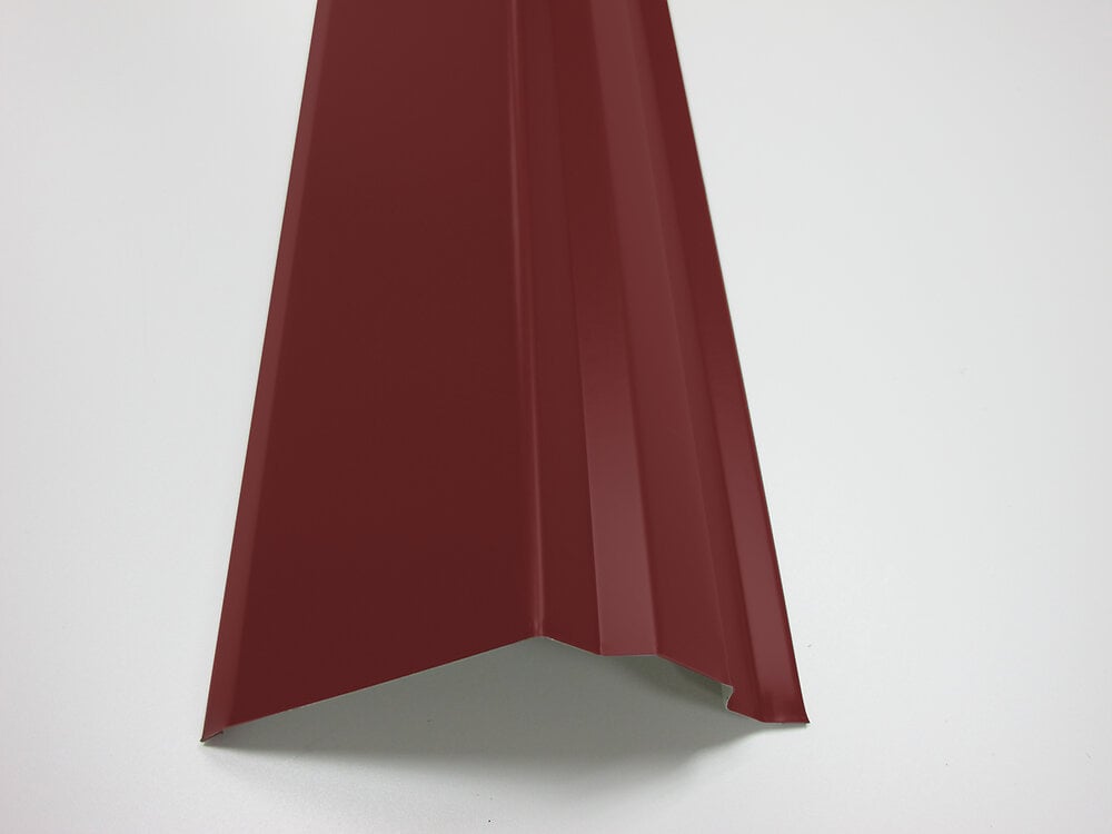 ROOFTIL980 - Rive brun-rouge pour panneau tuiles acier 120cm - large