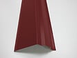 ROOFTIL980 - Rive brun-rouge pour panneau tuiles acier 120cm - vignette