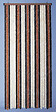 MOREL - Rideau de porte chenilles - Beige et bronze et brun - 100x220cm - vignette