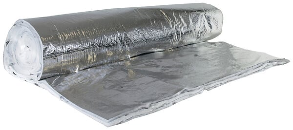 Isolant thermique a bulle double couche aluminium radiateur
