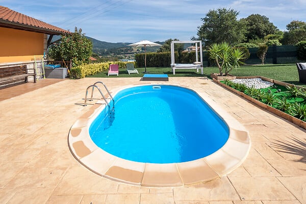 PROMO PRINTEMPS Liner coloris bleu pour votre piscine octogonale allongée  SUNWATER 300 x 490 cm - ALMATEON