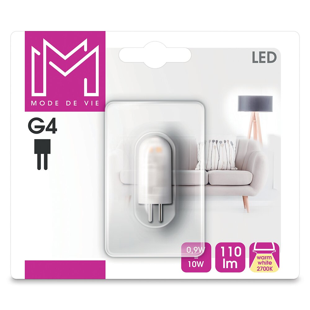 Ampoule LED Capsule 10W G4 2700K 12V Bricorama