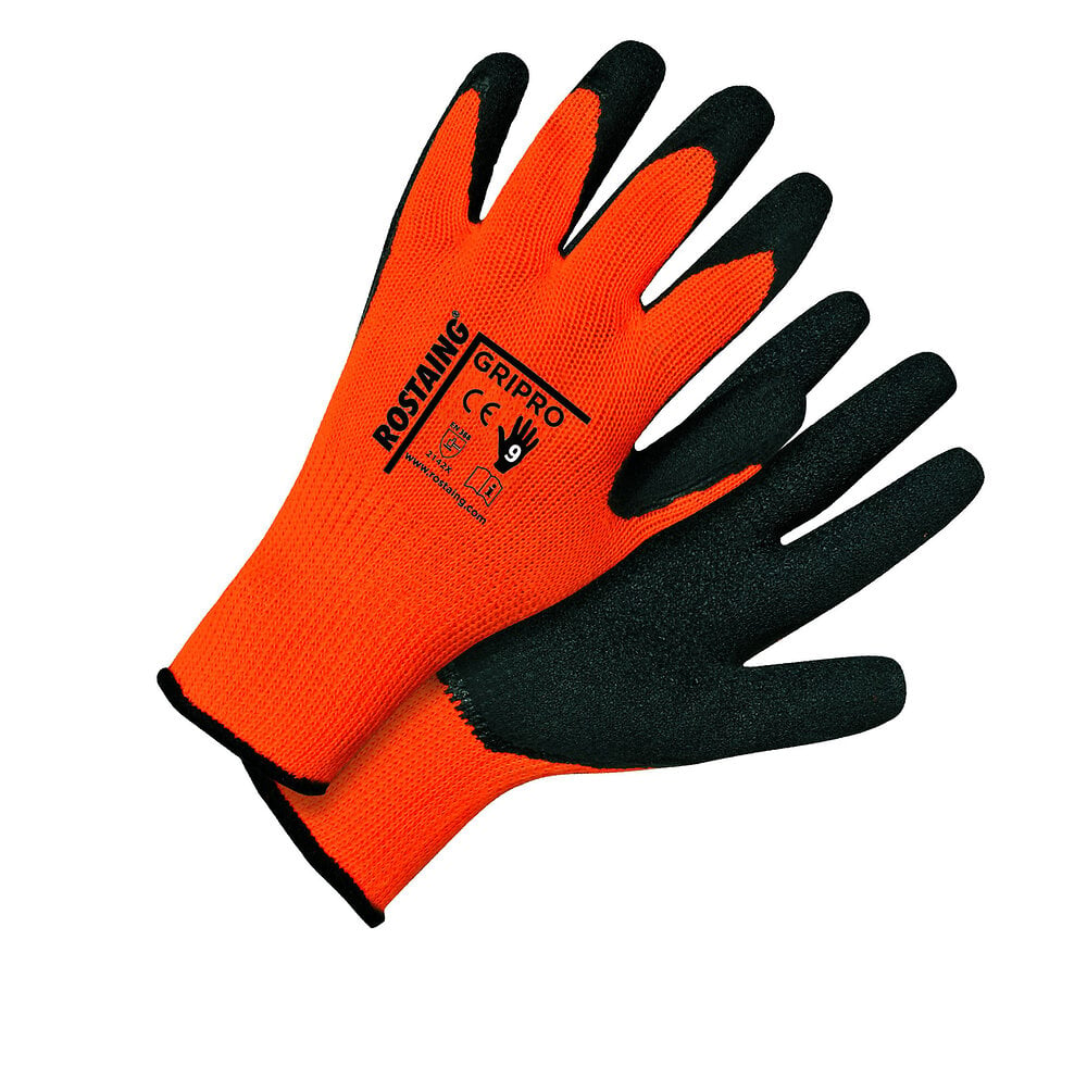 ROSTAING - Gants manutention grippant latex - taille 9 - large