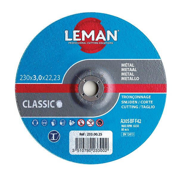 LEMAN - Disque tronconnage metal 115x3.0x22.23 md  - large