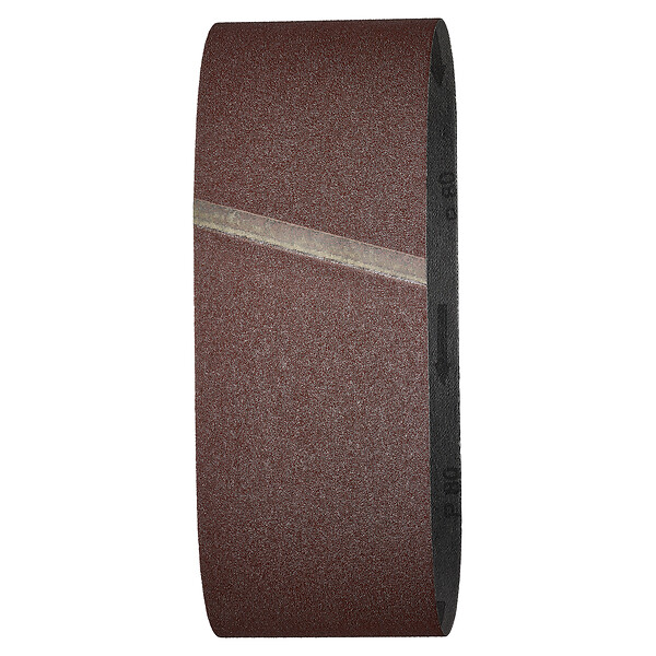 Lot De 3 Bandes Abrasives Wolfcraft Grain 80 - 75 X 533 Mm - Ponçage Efficace Bois Et Métal