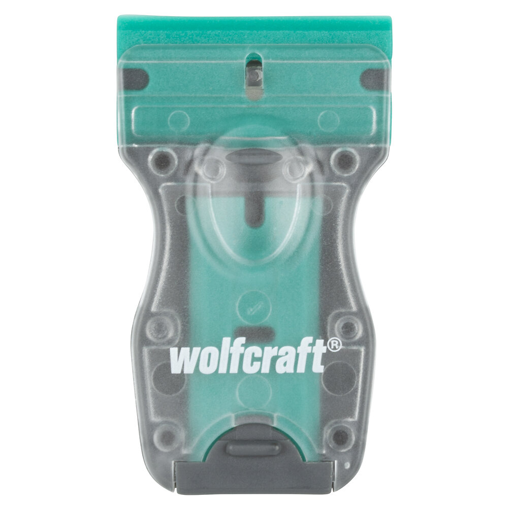WOLFCRAFT - 1grattoir à lame plastique 38mm - large