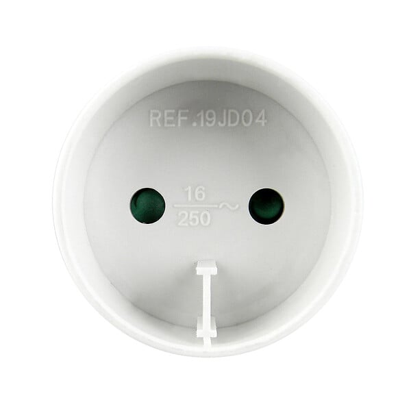 Prolongateur 2m - HO3VVH2F 2x0,75mm² 6A - blanc - Zenitech