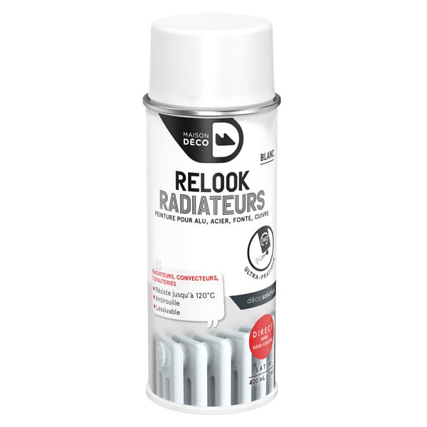 Vernis Intérieur Easy Relook – Blanc Laine Satiné 0,5L – Lavable