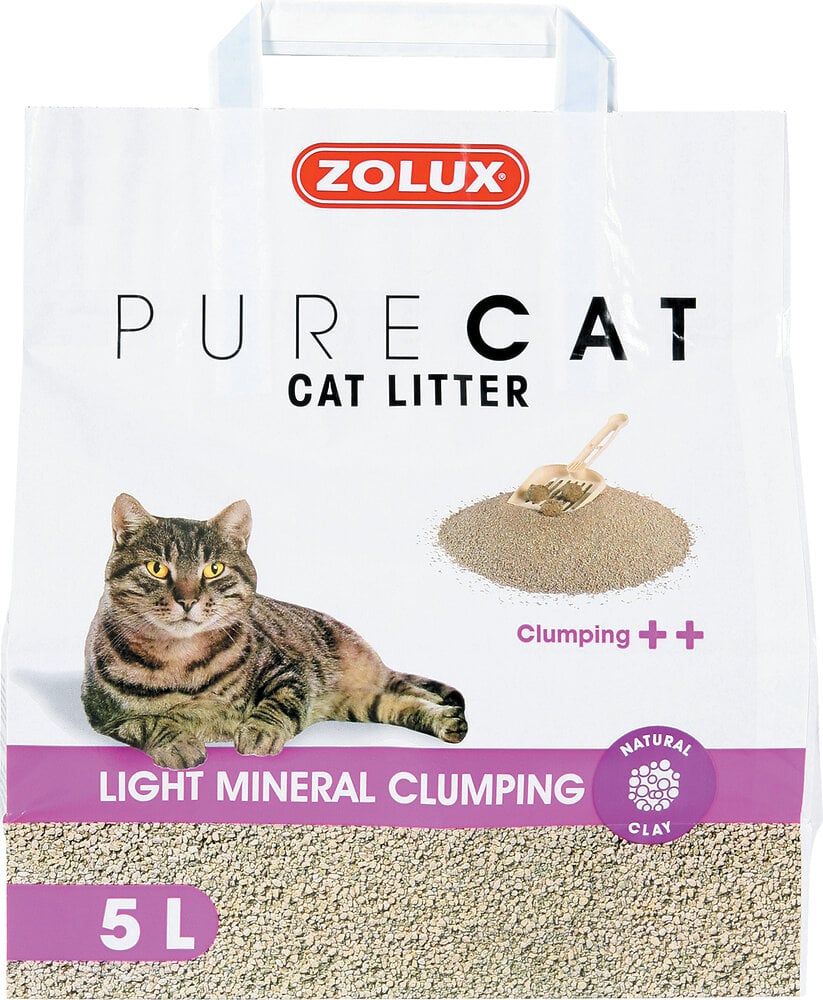 ZOLUX - Litiere purecat agglomerante legere 5l pour chat - large