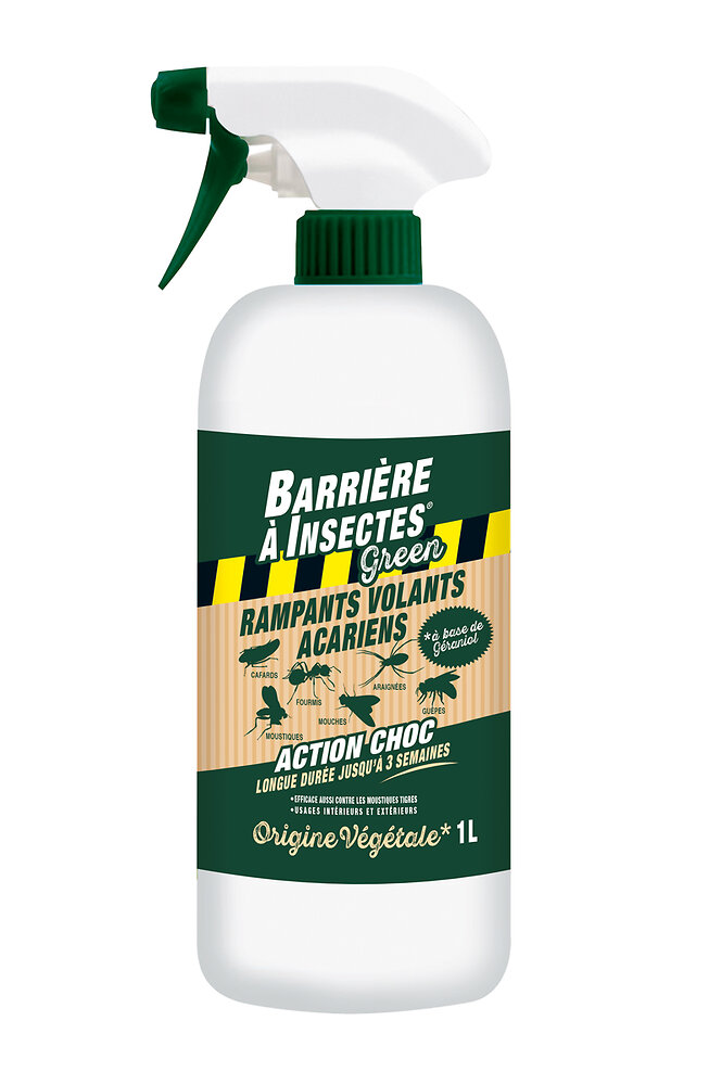 BAR INSECT - Insectes Rampants, Volants, Acariens - Actif d'origine végétale 1L - large