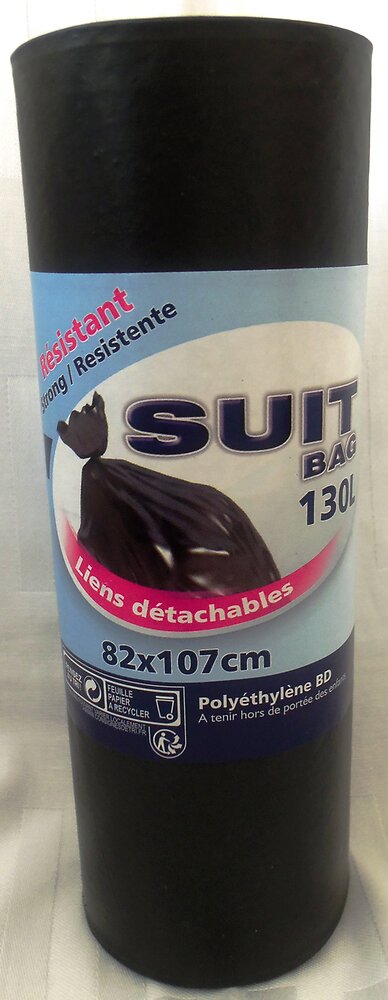 SUIT BAG - Sac poubelle 10x130L - large