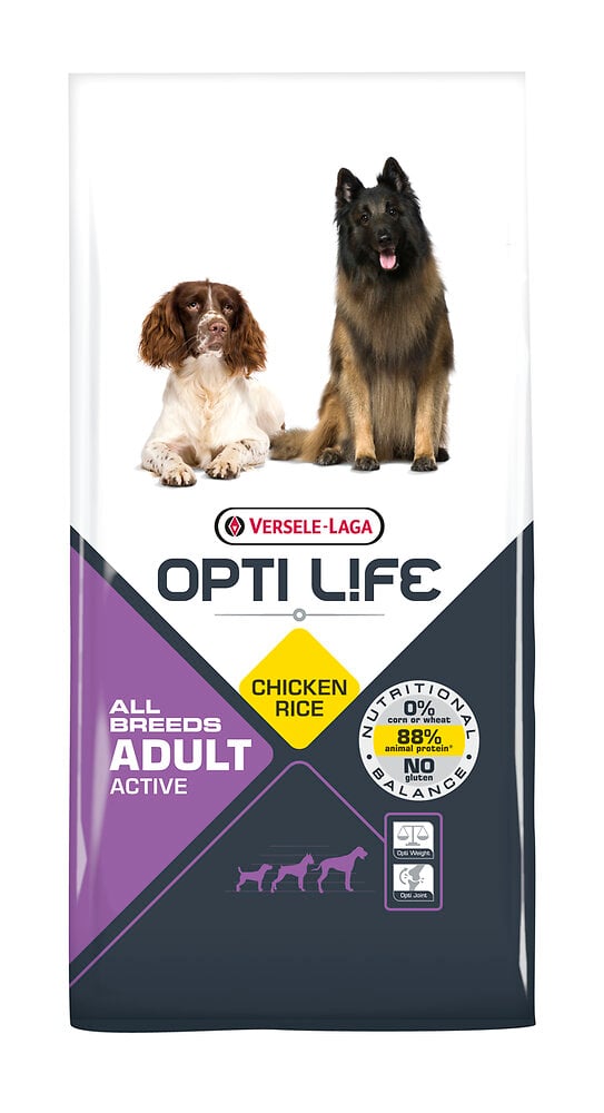 Croquettes+pour+chien+Adult+Active+-+Poulet+-+12.5kg