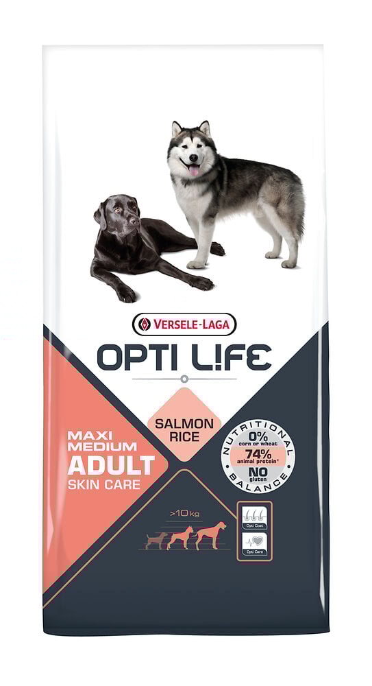 Croquettes+pour+chien+Medium+et+Maxi+Adult+Skin+Care+-+Saumon+-+12,5kg