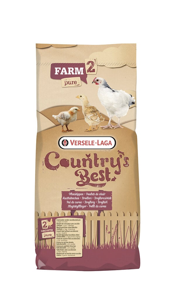 Aliment+Poulets+de+chair+CB+FARM+2+PURE+Pellet+20kg