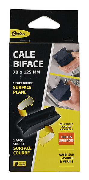 Cale Abrasive Aspirante Gerlon - Pour Ponçage Sans Poussière Des Grandes Surfaces Planes