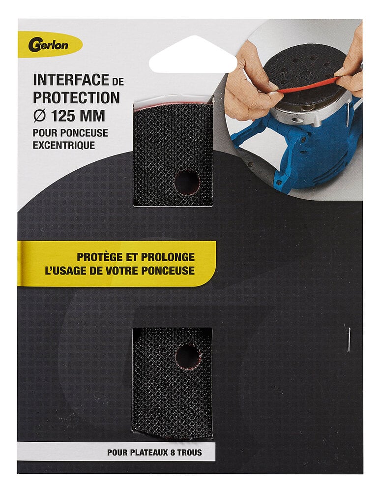 Disque De Protection Pour Ponceuse 150mm (6 Pouces) Avec Interface Hook&loop - Épaisseur 3mm