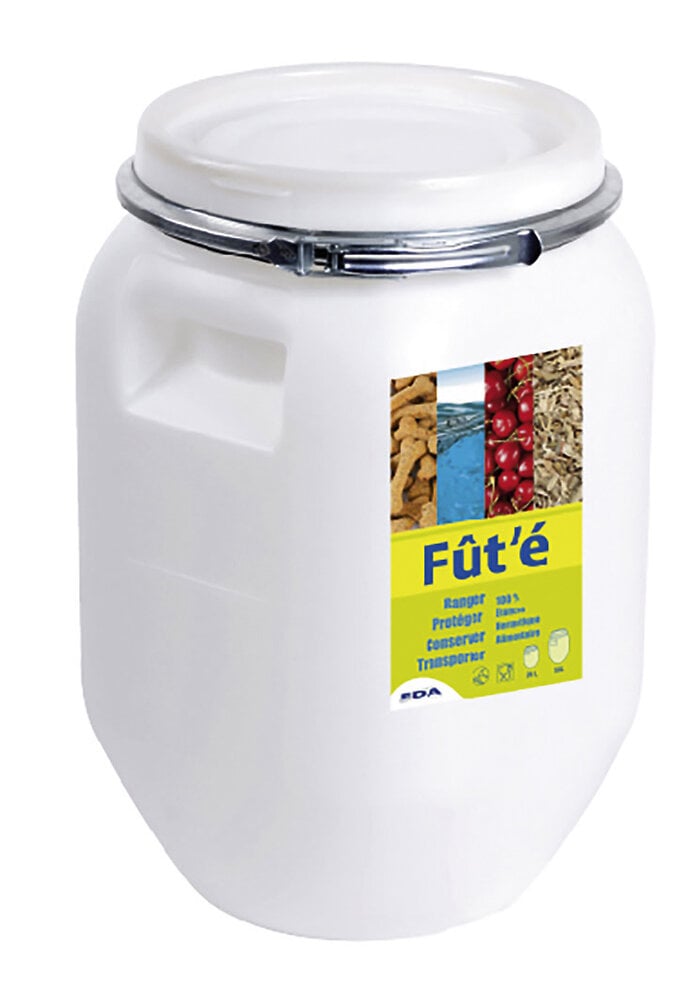 TATAY Bohol Boîte De Rangement Rectangulaire En Polypropylène Sans BPA 100% Plastique Recyclé Blanc Dimensions 30 X 39 X 21,5 Cm