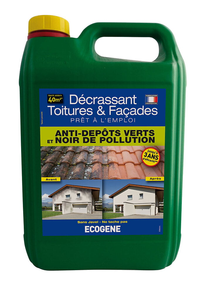 ECOGENE - Decrassant anti depots verts/noir de pollution pae 5 l ecogene - large
