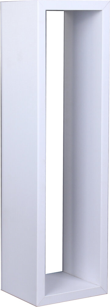 etagère rectangulaire  lungo 59x17x14cm blanc